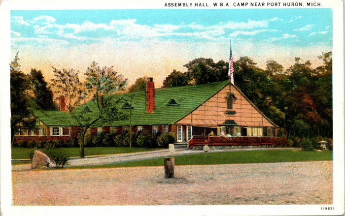 WBA Camp - Old Postcard View
